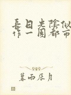 长日光阴似箭乱作一团都市言情