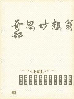 奇思妙想翁十三部