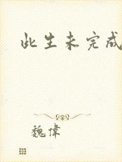 此生未完成