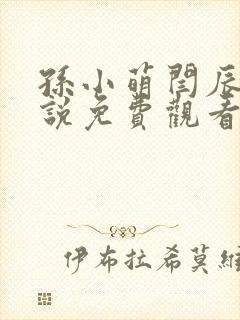 孙小萌闫辰的小说免费观看