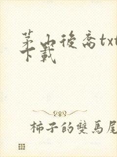 茅山后裔txt下载