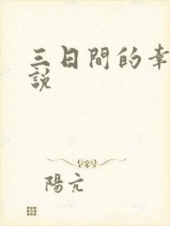 三日间的幸福小说