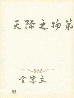 天降之物第一季