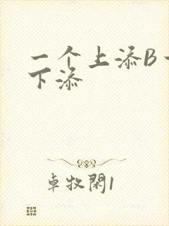 一个上添B一个下添