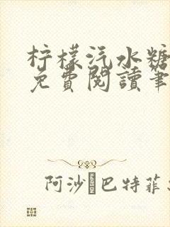 柠檬汽水糖全文免费阅读笔趣阁