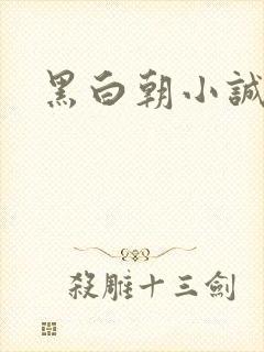黑白朝小诚