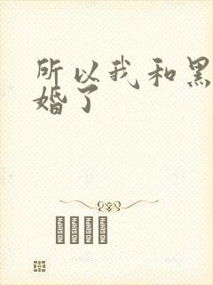 所以我和黑粉结婚了