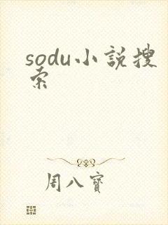 sodu小说搜索