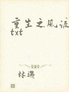 重生之风流仕途txt
