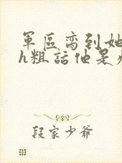 军区脔到她哭hh粗话他是疯批