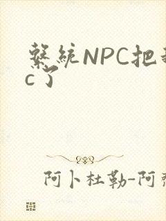 系统NPC把我c了