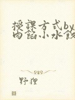 授课方式by 肉馅小水饺