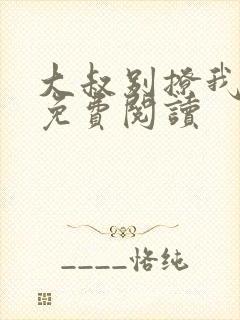 大叔别撩我小说免费阅读