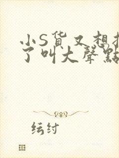 小S货又想挨C了叫大声点小