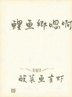 鲤鱼乡嗯啊