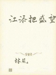 江添把盛望顶哭