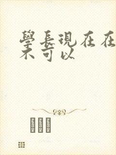 学长现在在上课不可以