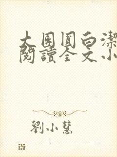 大团圆白洁免费阅读全文小说