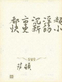 都市沉浮超前超快更新的小说