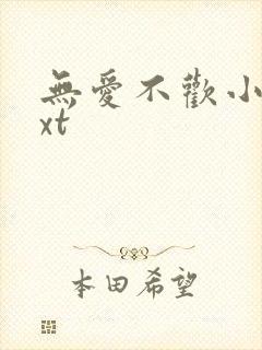 无爱不欢小说txt