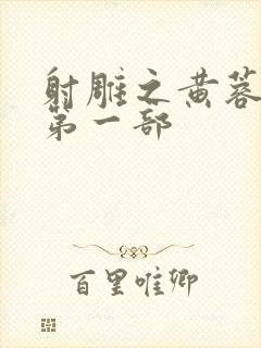 射雕之黄蓉新传第一部