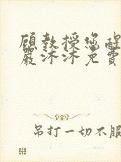 顾教授您醒了吗严沐沐免费阅读