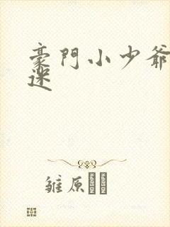 豪门小少爷是财迷