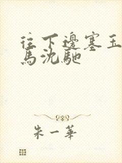 往下边塞玉器骑马沈驰