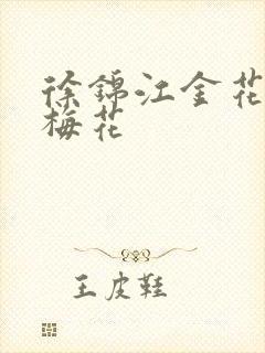 徐锦江金花瓶楷梅花