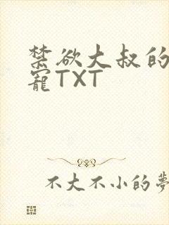 禁欲大叔的心尖宠TXT