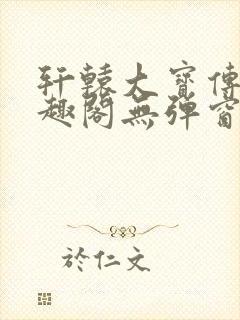 轩辕大宝传奇笔趣阁无弹窗