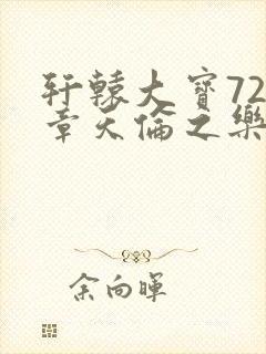 轩辕大宝720章天伦之乐