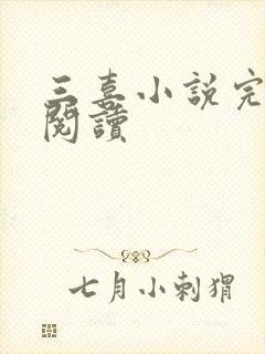 三喜小说完整版阅读