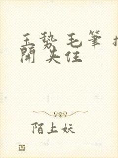 玉势 毛笔 撑开 夹住