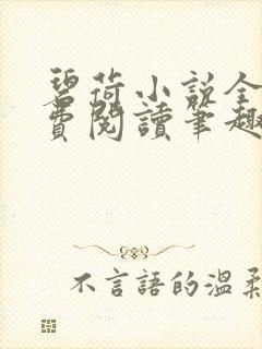 碧荷小说全文免费阅读笔趣阁