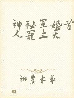 神秘军婚首长大人宠上天