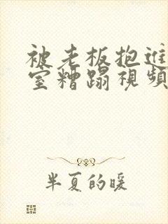 被老板抱进办公室糟蹋视频