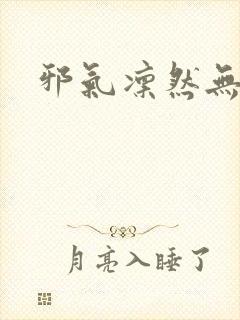 邪气凛然无弹窗