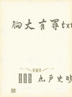胸大有罪txt