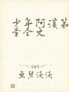 少年阿滨第13章全文