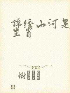 锦绣山河是什么生肖