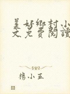 美好乡村小说全文免费阅读