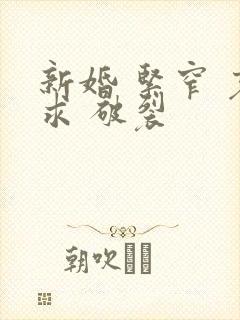 新婚 紧窄 哀求 破裂