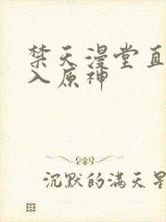 禁天漫堂直接进入原神