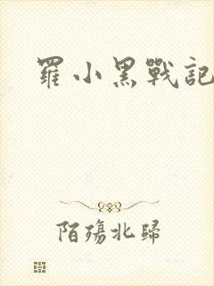罗小黑战记小说