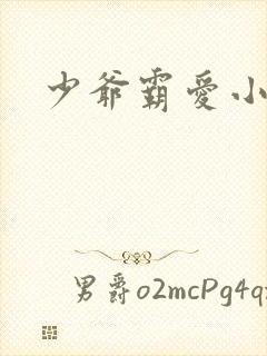 少爷霸爱小丫头