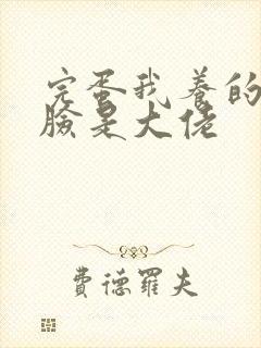 完蛋我养的小白脸是大佬