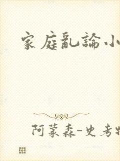家庭乱论小说