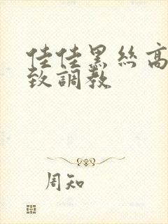 佳佳黑丝高跟极致调教