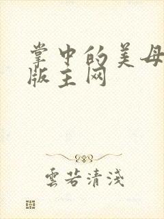 掌中的美母第一版主网